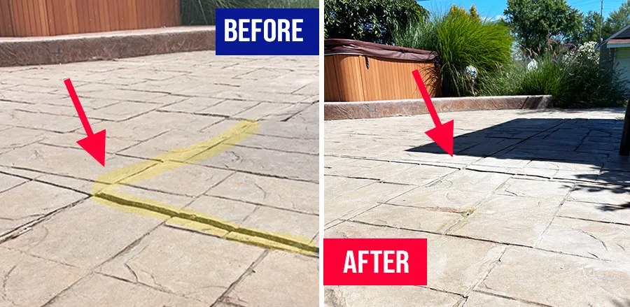 Rear Patio Concrete Lifting Mt. Morris