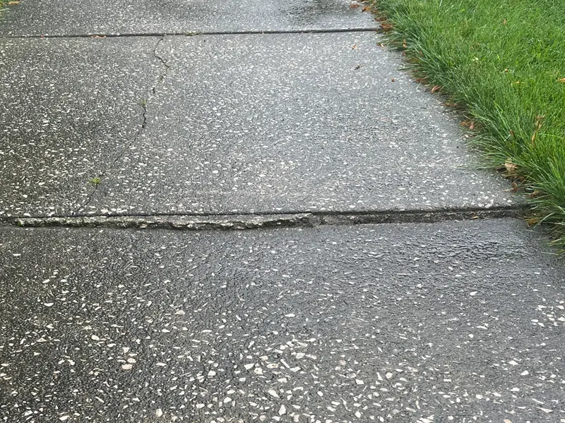 Uneven Sidewalk in Auburn, MI