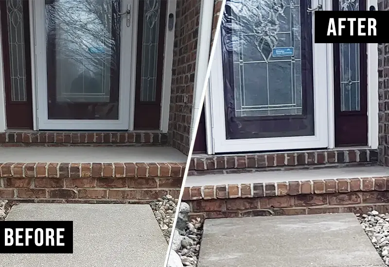 Front walkway concrete lifting Flushing