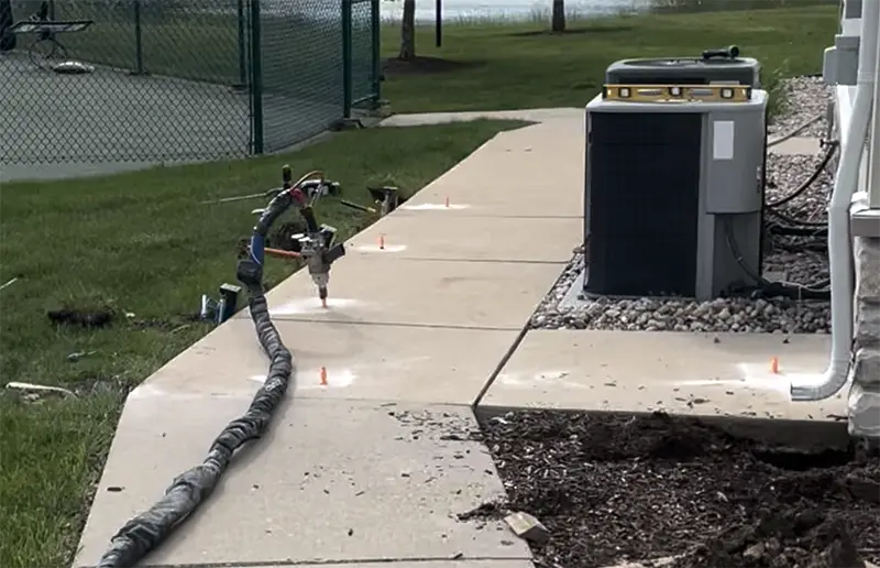 HOA Apartment Concrete Leveling Service in Saginaw HOA Apartment Concrete Leveling Service in Saginaw