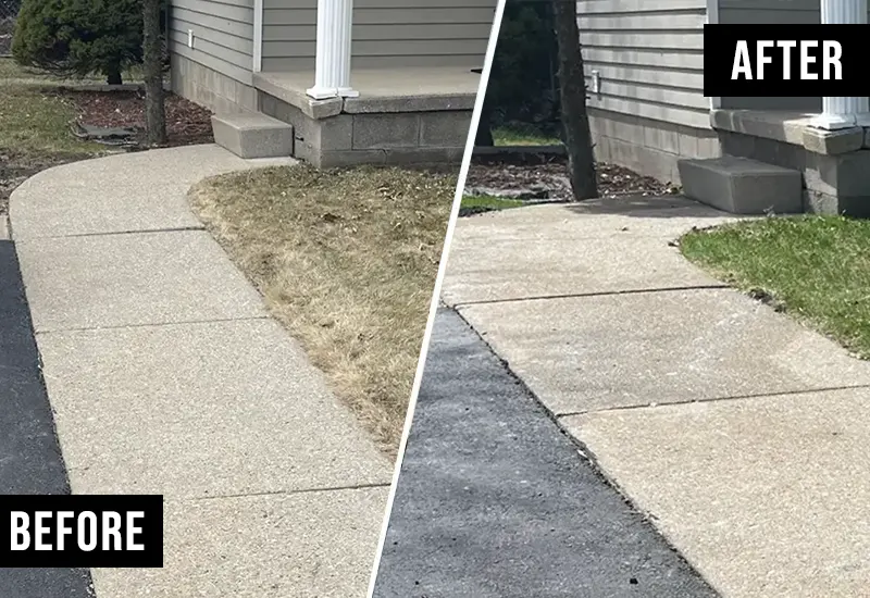 Walkway trip hazard removal Midland