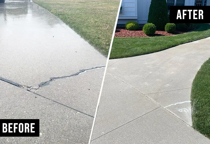 Driveway Stabilization & Crack Repair in Lapeer, MI